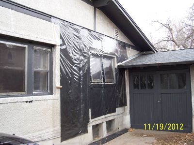 Trombe wall prototype