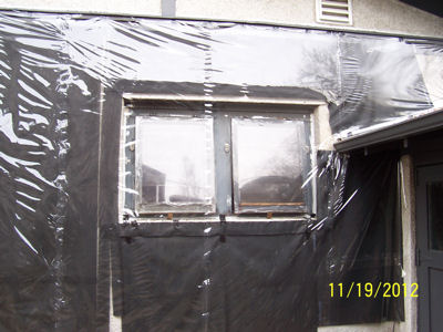 Trombe wall prototype