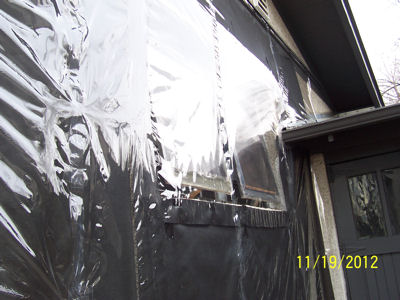 Prototype Trombe wall